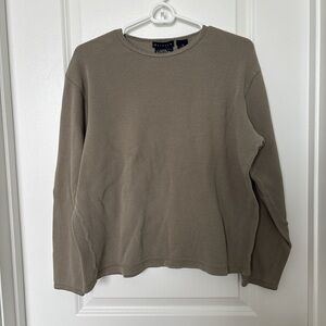 Genuine Sonoma Jean Company Classic Long Sleeve Tan Shirt Size Small